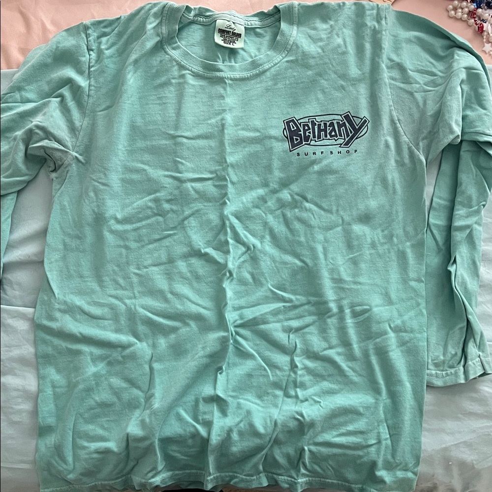 Comfort Colors Kids Teal Long Sleeve Tee